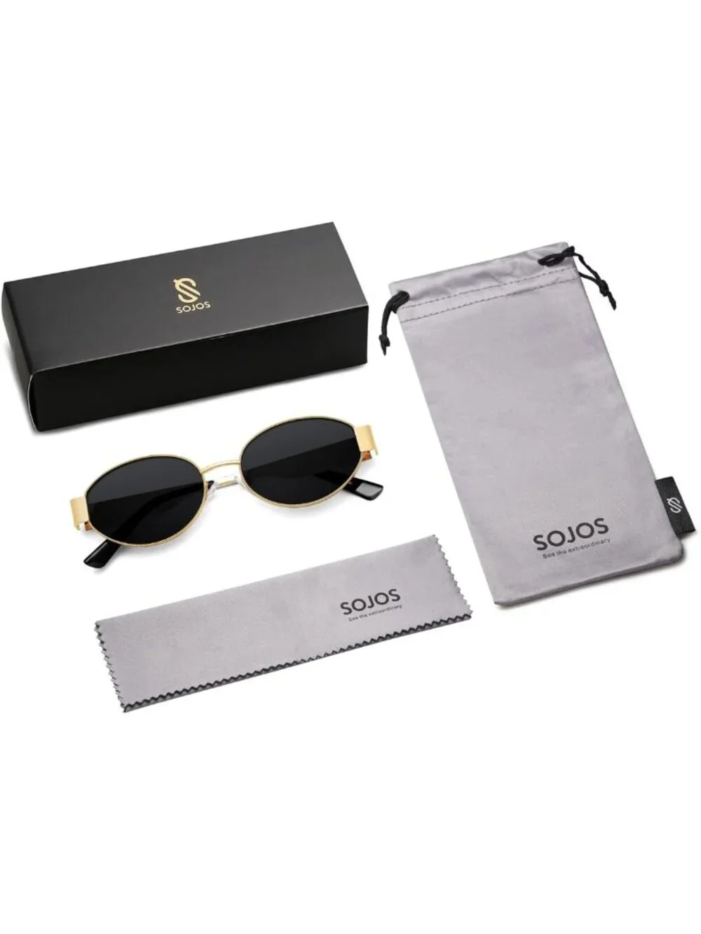 Trendy Retro Oval Sunglasses for Women - Classic UV400 Protection Shades